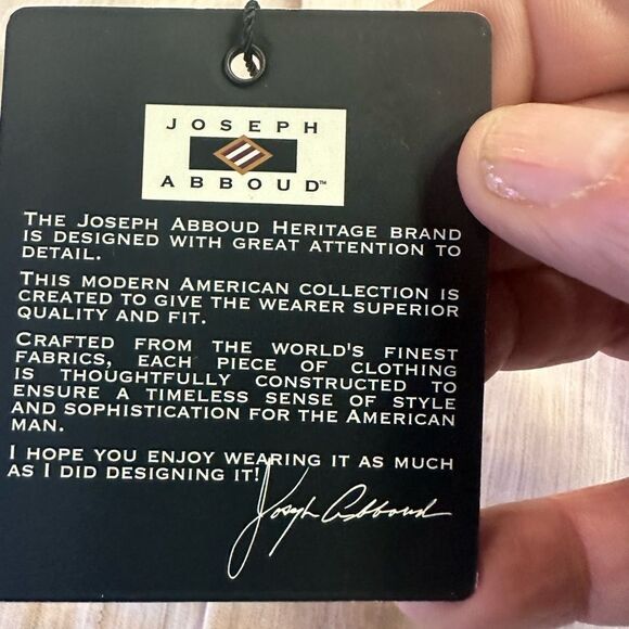 Joseph Abboud men’s button down dress shirt size L - Picture 9 of 9